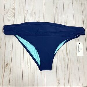 Vera Bradley Navy Blue Bikini Bottom Size XL Women